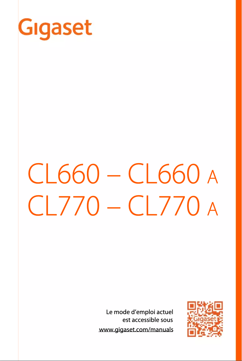 Image de la première page du manuel de l'appareil CL660