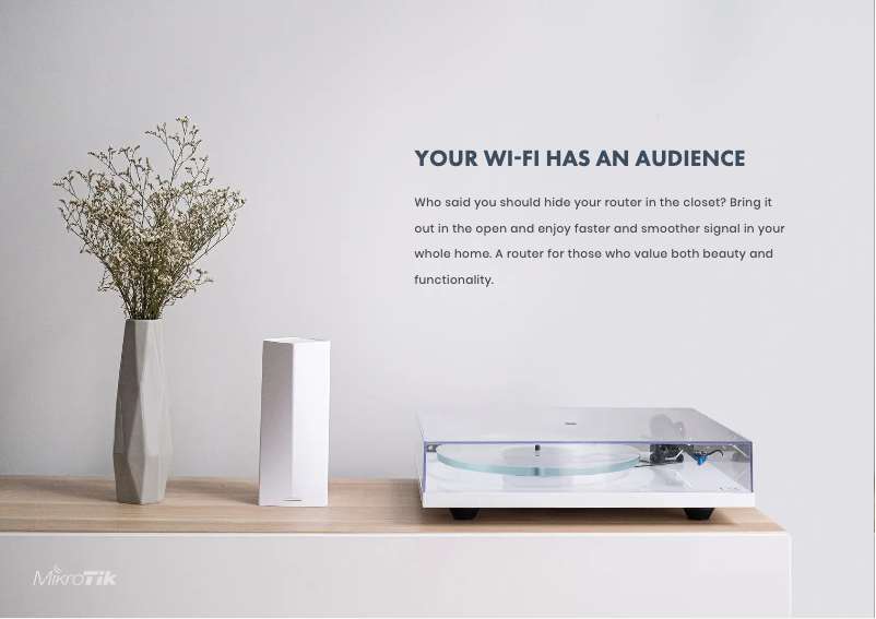 Image de la première page du manuel de l'appareil Audience