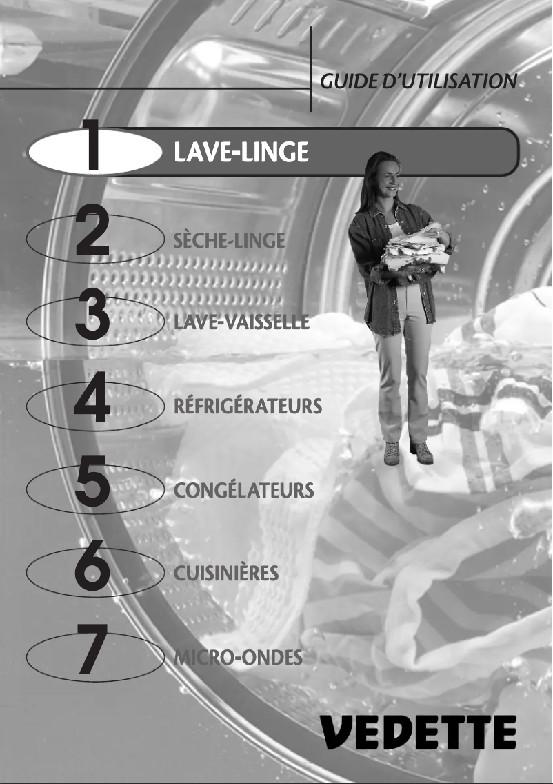 Page 1 de la notice Manuel utilisateur Vedette VLT2100