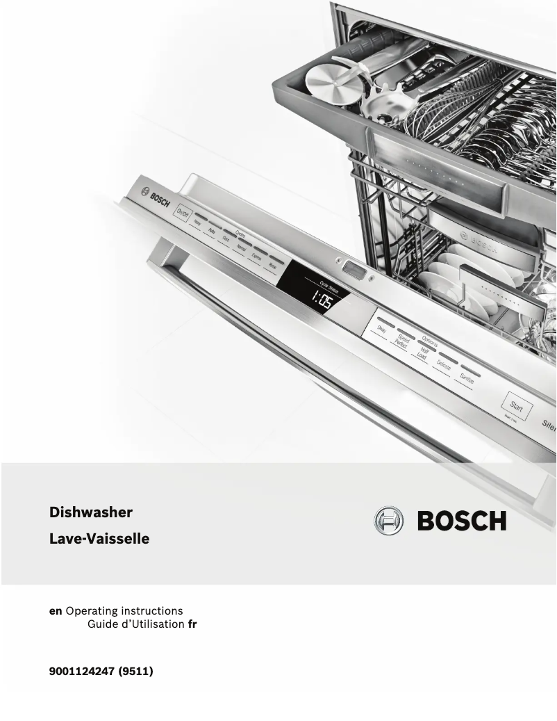 Page 1 de la notice Manuel utilisateur Bosch SHE4AV52UC