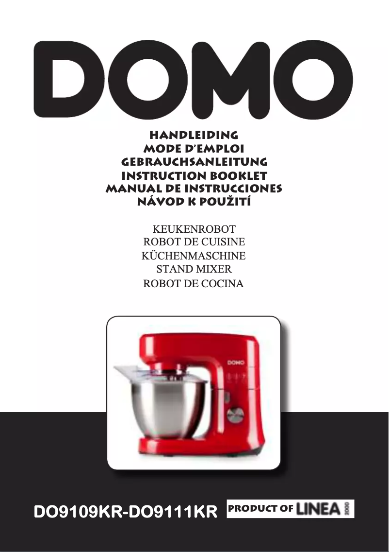 Page 1 de la notice Manuel utilisateur Domo DO9111KR