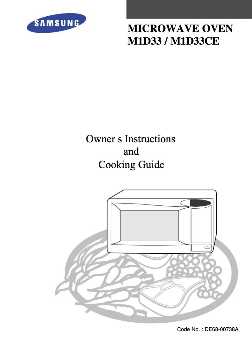 Image de la première page du manuel de l'appareil M1D33