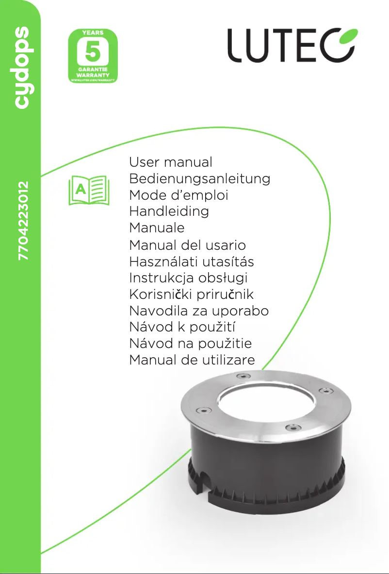 Page n°1 - Manuel utilisateur Lutec Cydops