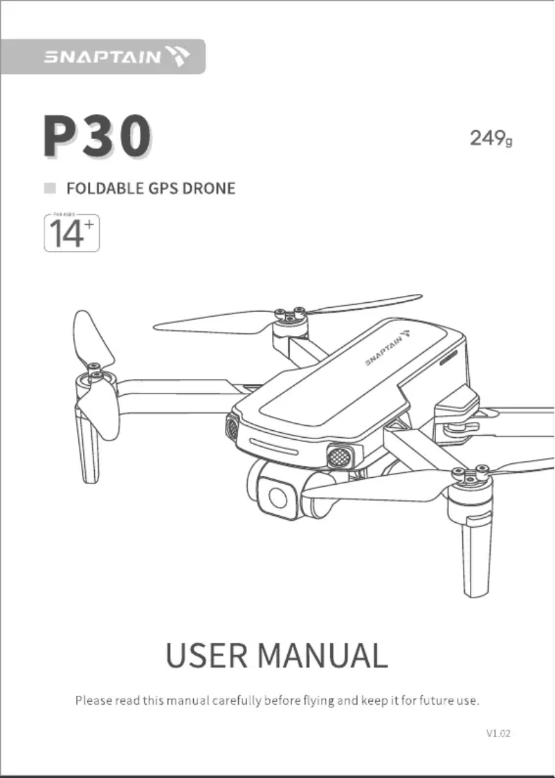 Page 1 de la notice Manuel utilisateur Snaptain P30