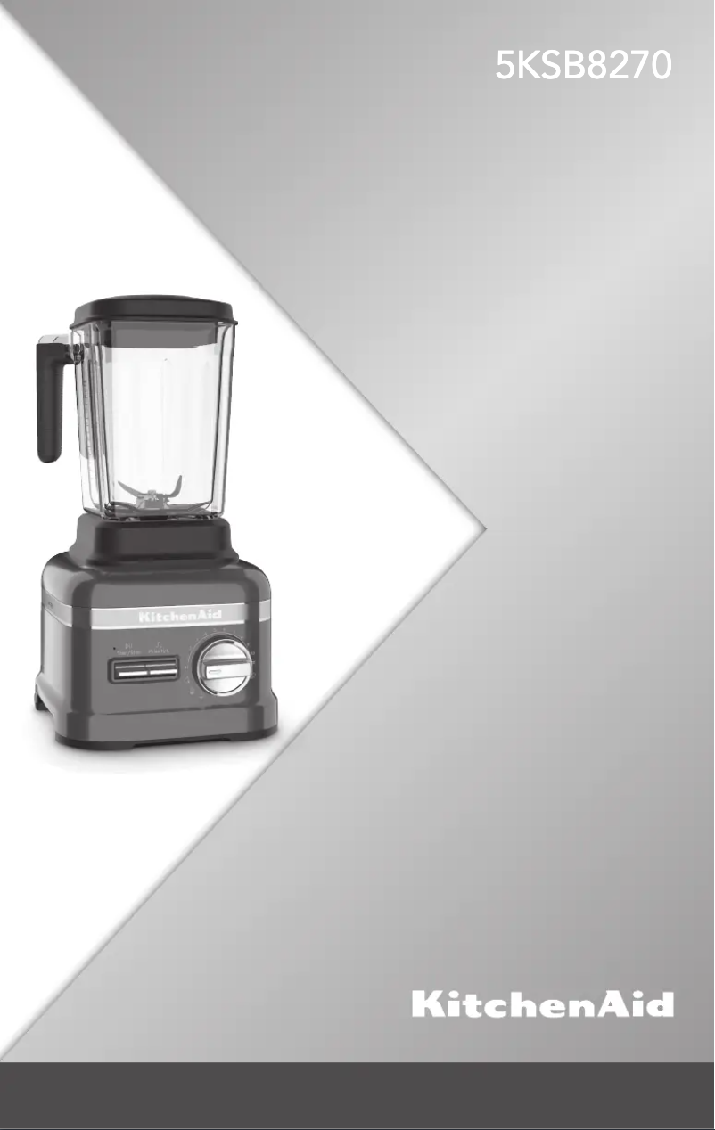 Page n°1 - Manuel utilisateur KitchenAid Pro Line KSB8270