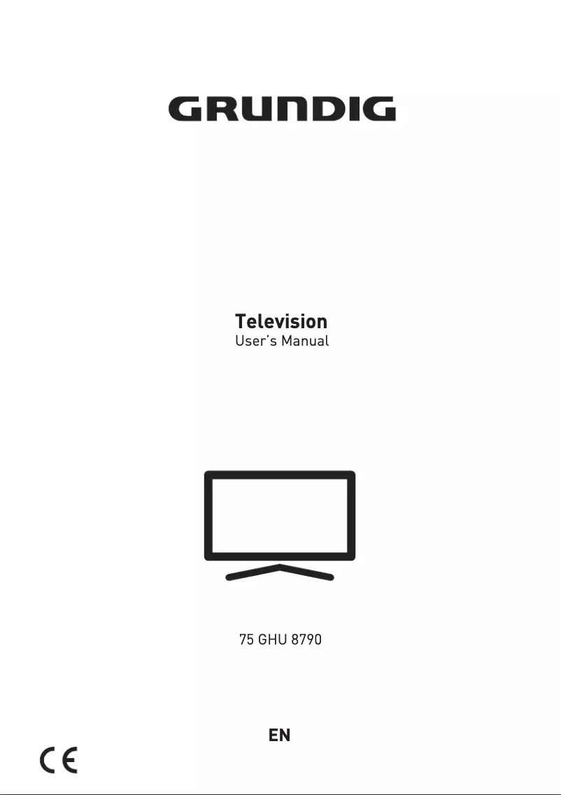 Image de la première page du manuel de l'appareil 75 GHU 8790