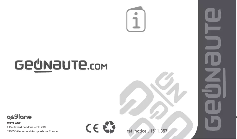 Página 1 del manual Manual de usuario Domyos ONstep 200