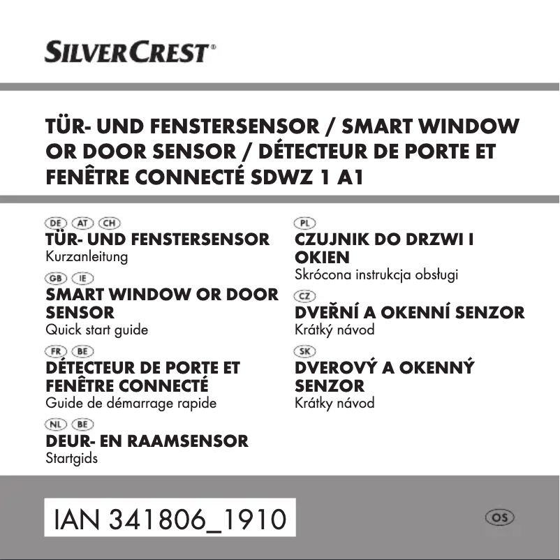 Page n°1 - Manuel utilisateur SilverCrest SDWZ 1 A1