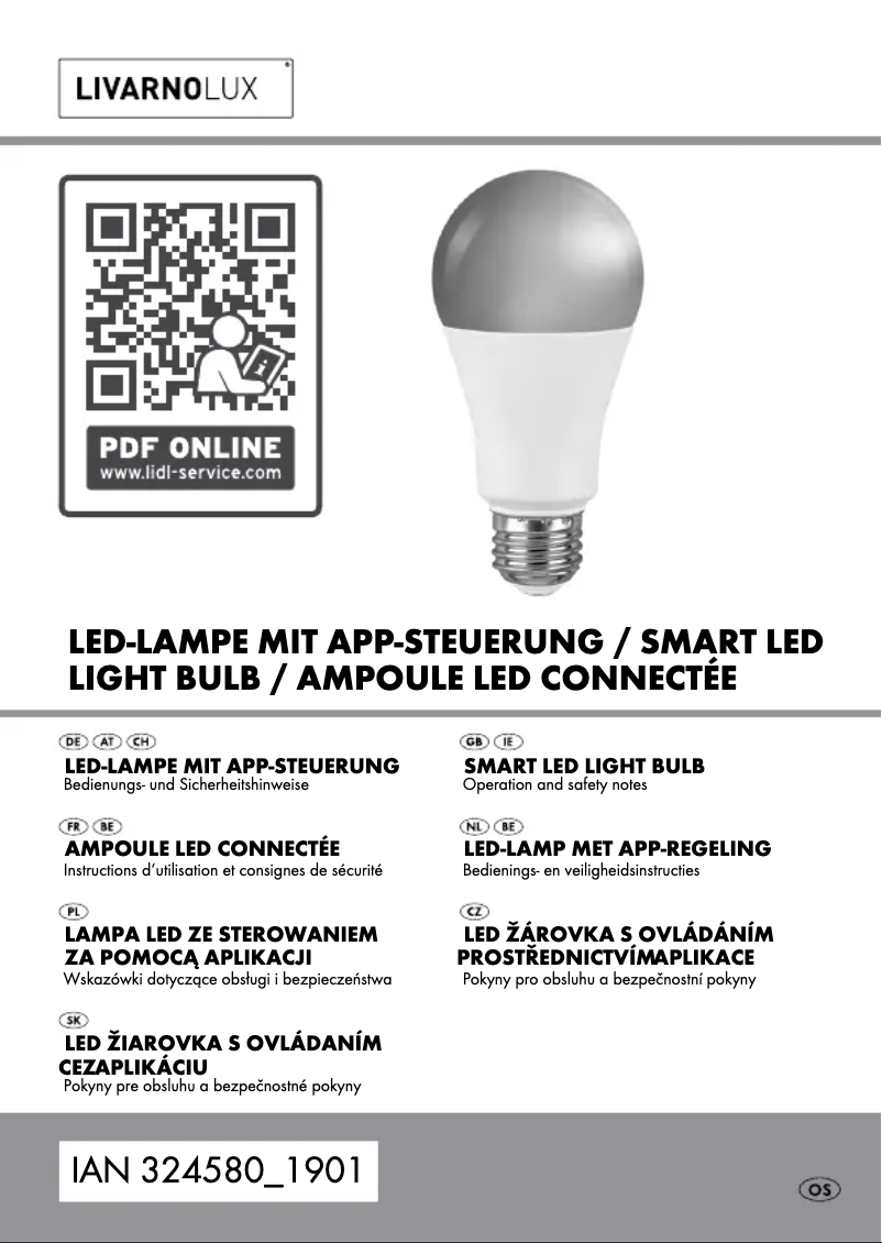 Image de la première page du manuel de l'appareil IAN 324580