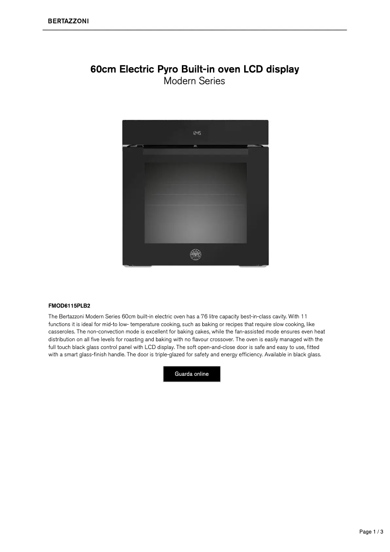 Imagen de la primera página del manual del dispositivo FMOD6115PLB2