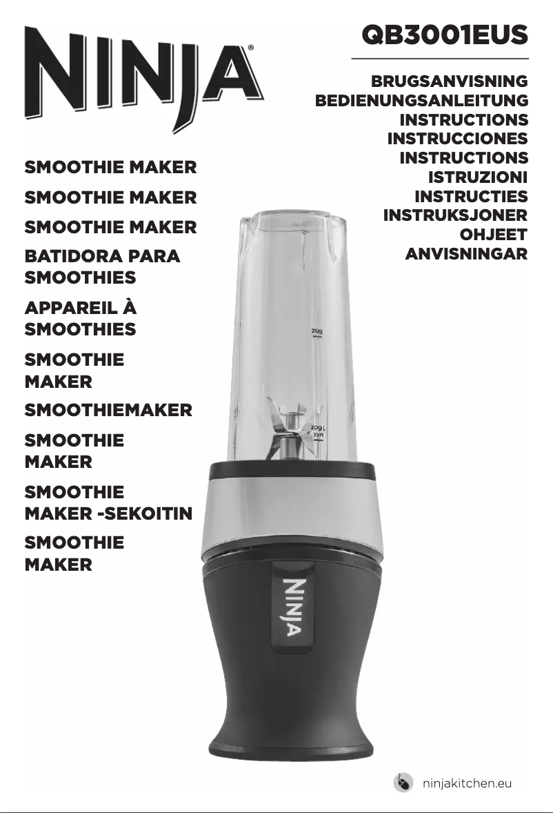 Image de la première page du manuel de l'appareil QB3001EUS