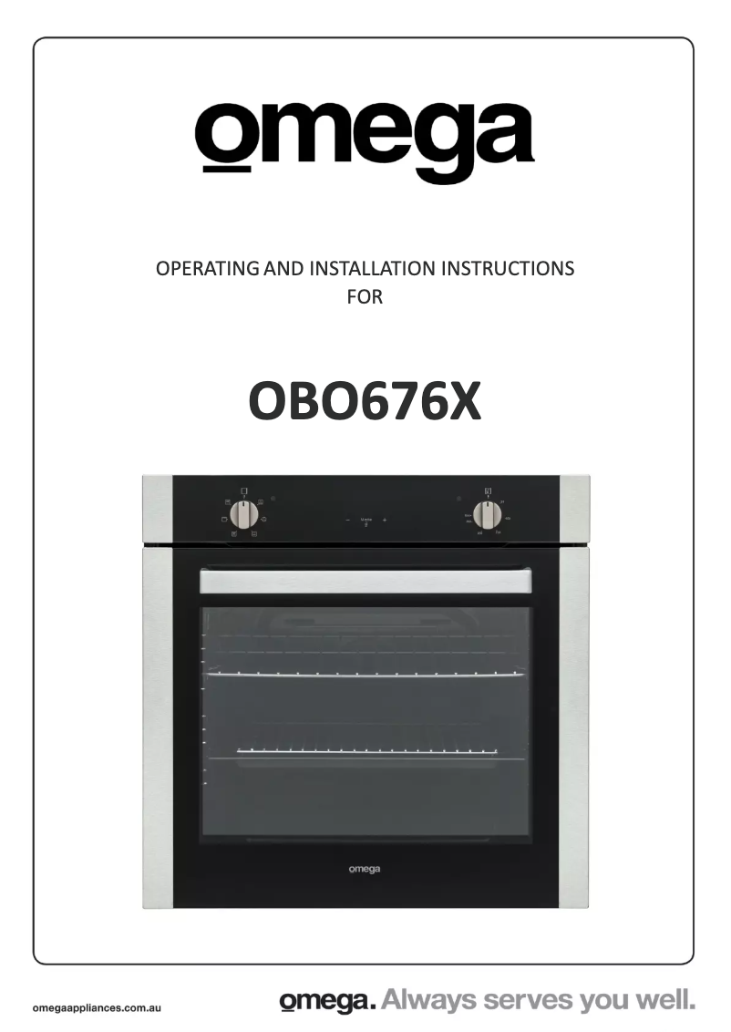 Image de la première page du manuel de l'appareil OBO676X