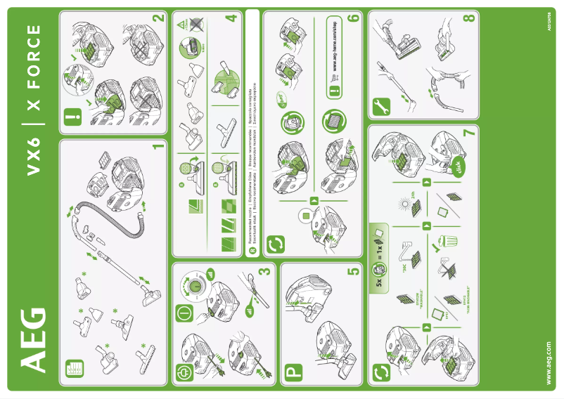 Image de la première page du manuel de l'appareil VX6-1-IW-A