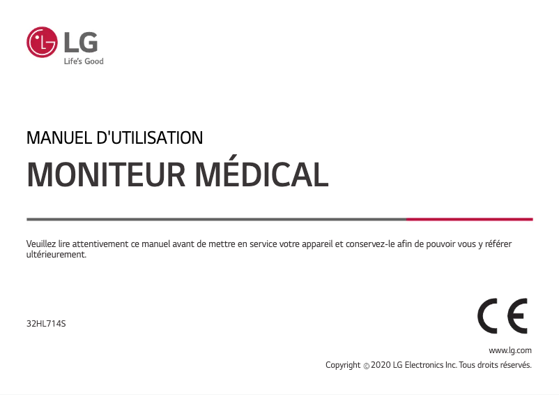 Página 1 del manual Manual de usuario LG 32HL714S