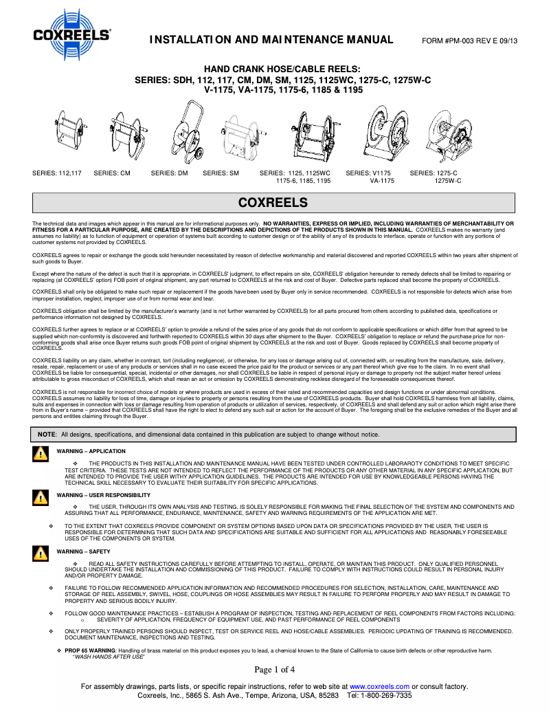 Image de la première page du manuel de l'appareil 1125-4-325