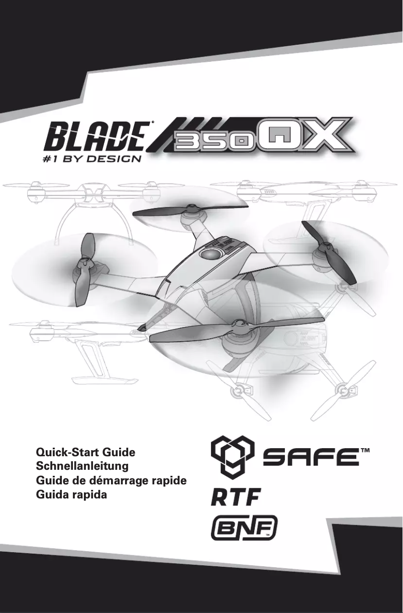 Page 1 de la notice Manuel utilisateur Blade 350 QX BNF