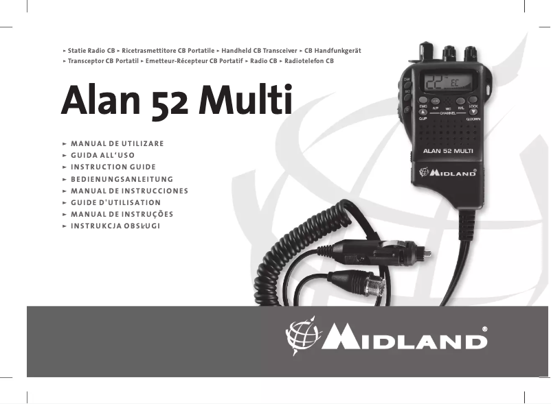 Image de la première page du manuel de l'appareil ALAN 52 MULTI