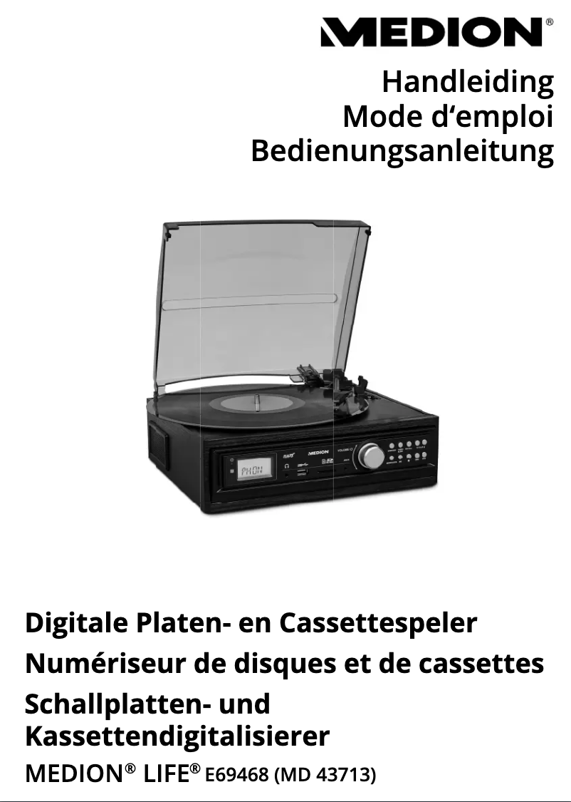 Page n°1 - Manuel utilisateur Medion LIFE E69468 (MD 43713)