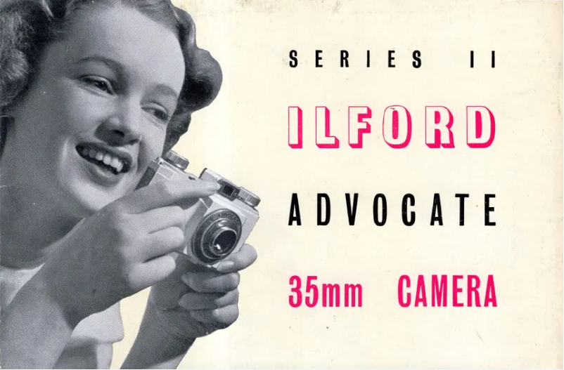 Page n°1 - Manuel utilisateur Ilford Advocate II