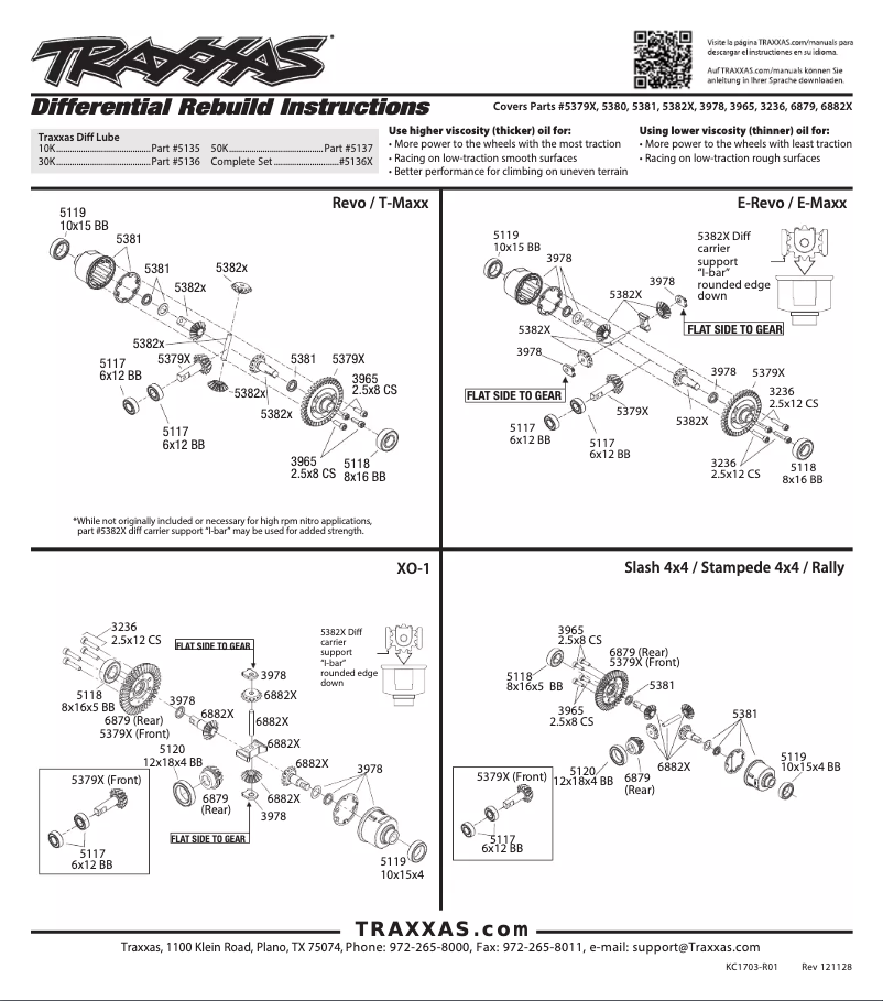 Page 1 de la notice Manuel utilisateur Traxxas Carrier