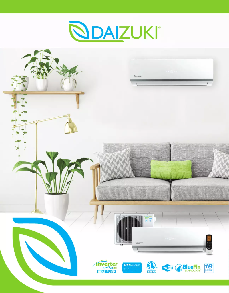 Page 1 de la notice Fiche technique Daizuki DX09X416H-18