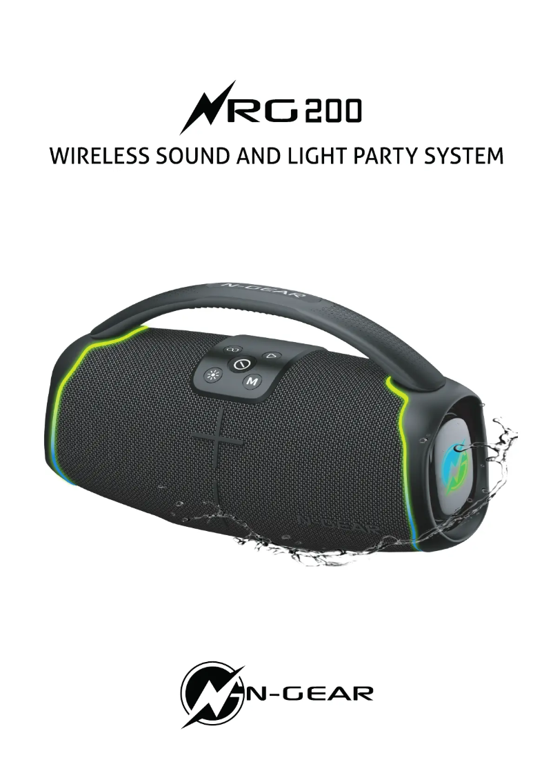 Page 1 de la notice Manuel utilisateur N-Gear NRG 200