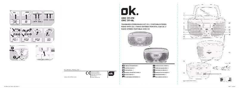 Image de la première page du manuel de l'appareil ORC 311-PK