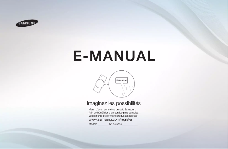 Page n°1 - Manuel utilisateur Samsung PS43D450A2W