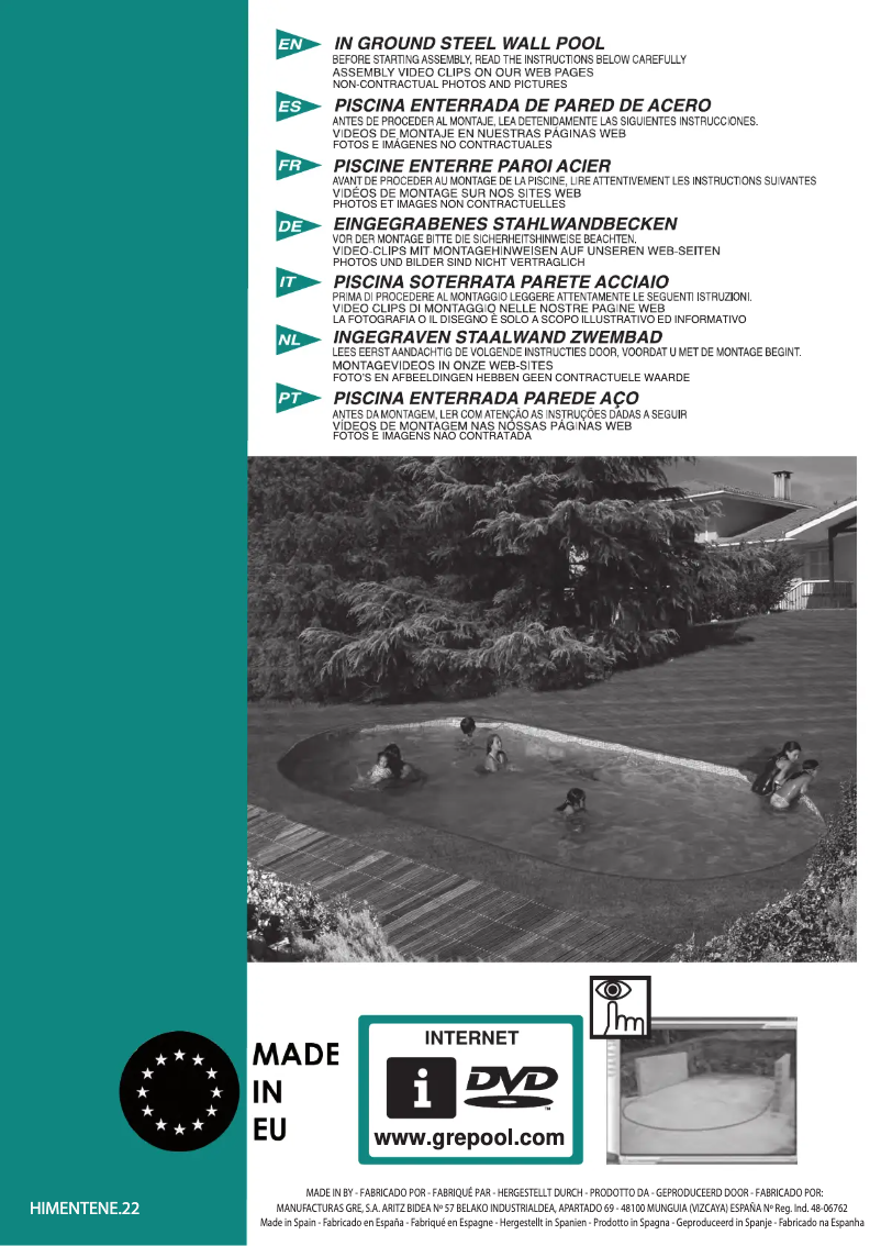 Page 1 de la notice Manuel utilisateur Gre K4200NPNE