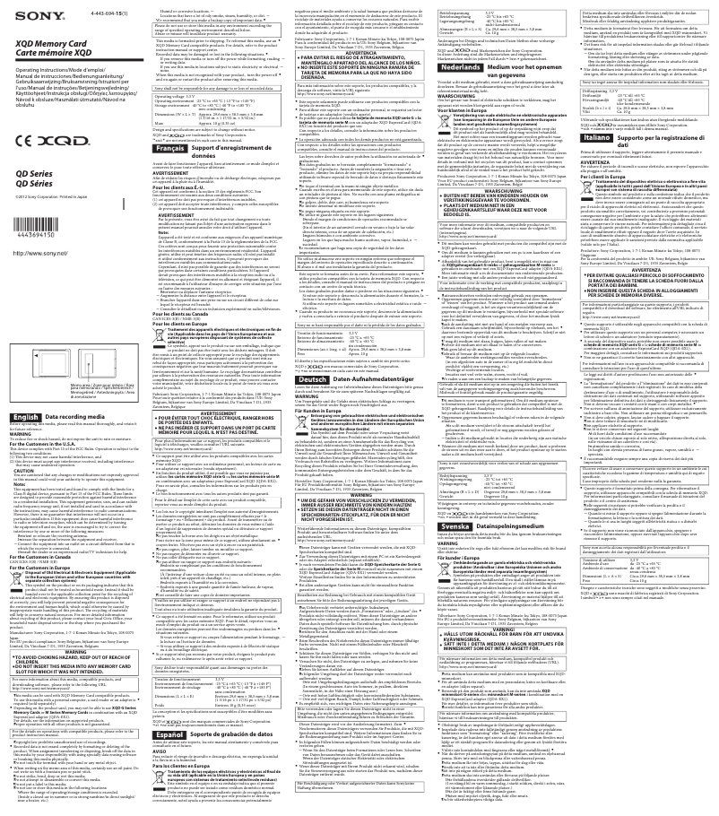 Image de la première page du manuel de l'appareil QD-G32E