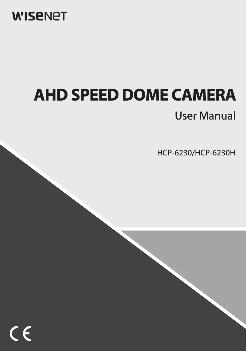 Página 1 del manual Manual de usuario Hanwha HCP-6230H