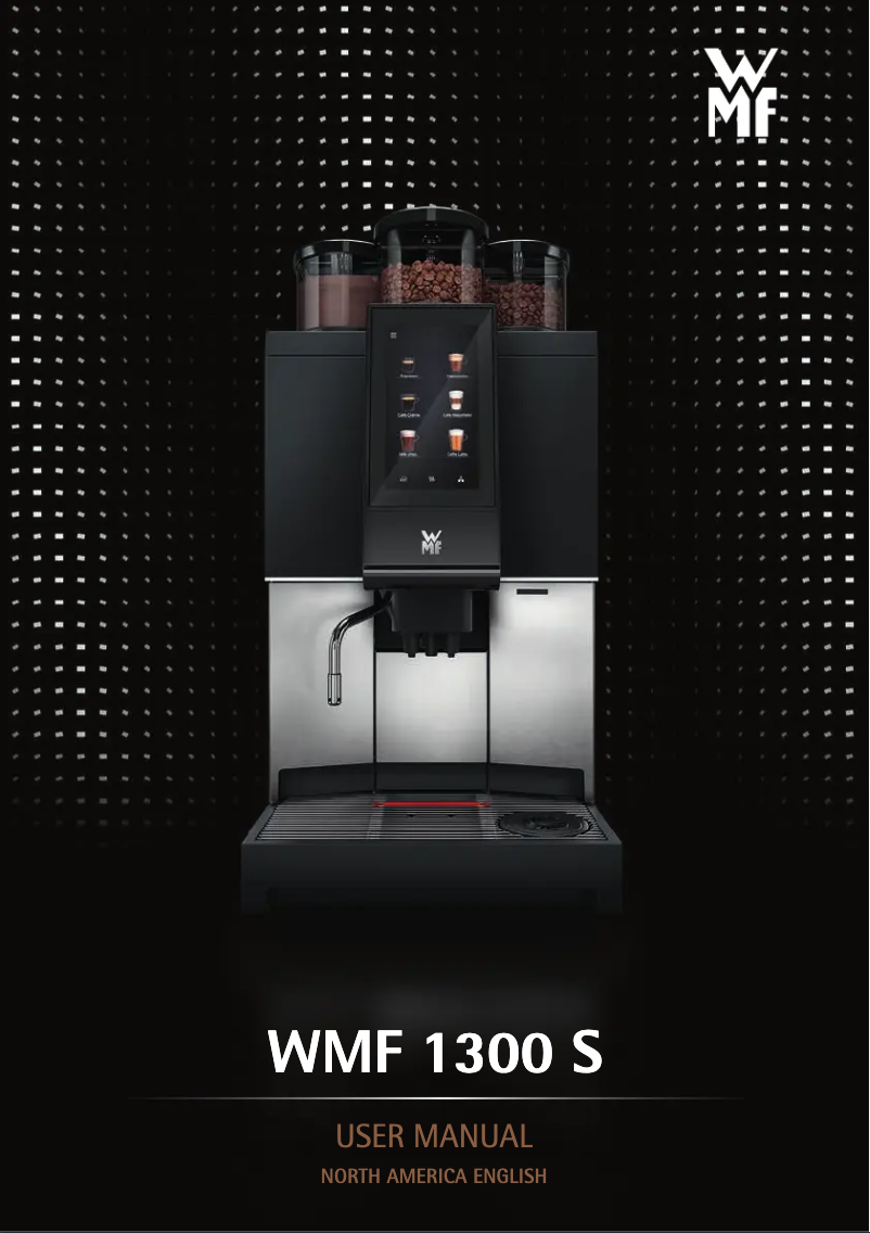 Page n°1 - Manuel utilisateur WMF 1300 S