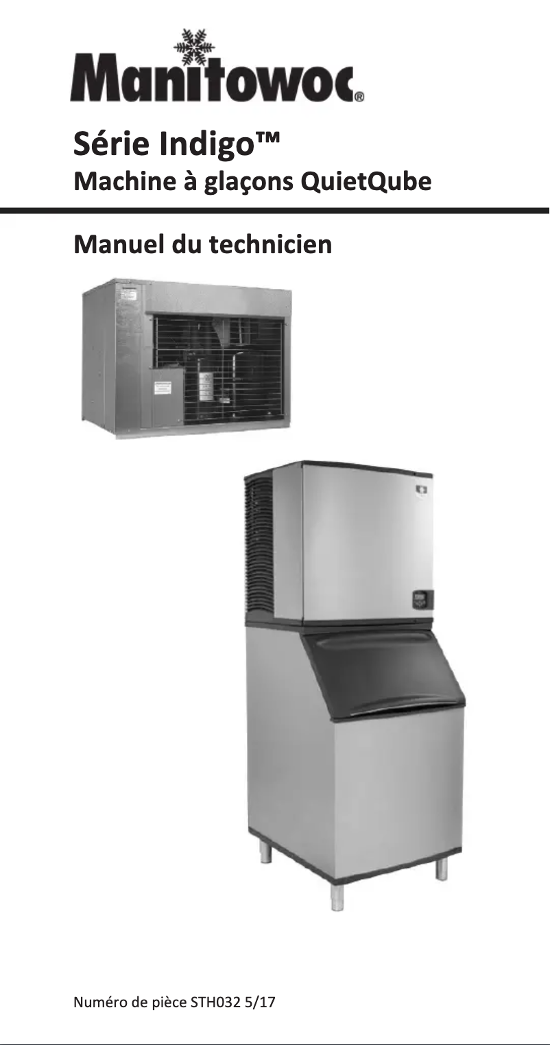 Page n°1 - Manuel utilisateur Manitowoc Ice/Beverage Series 820C