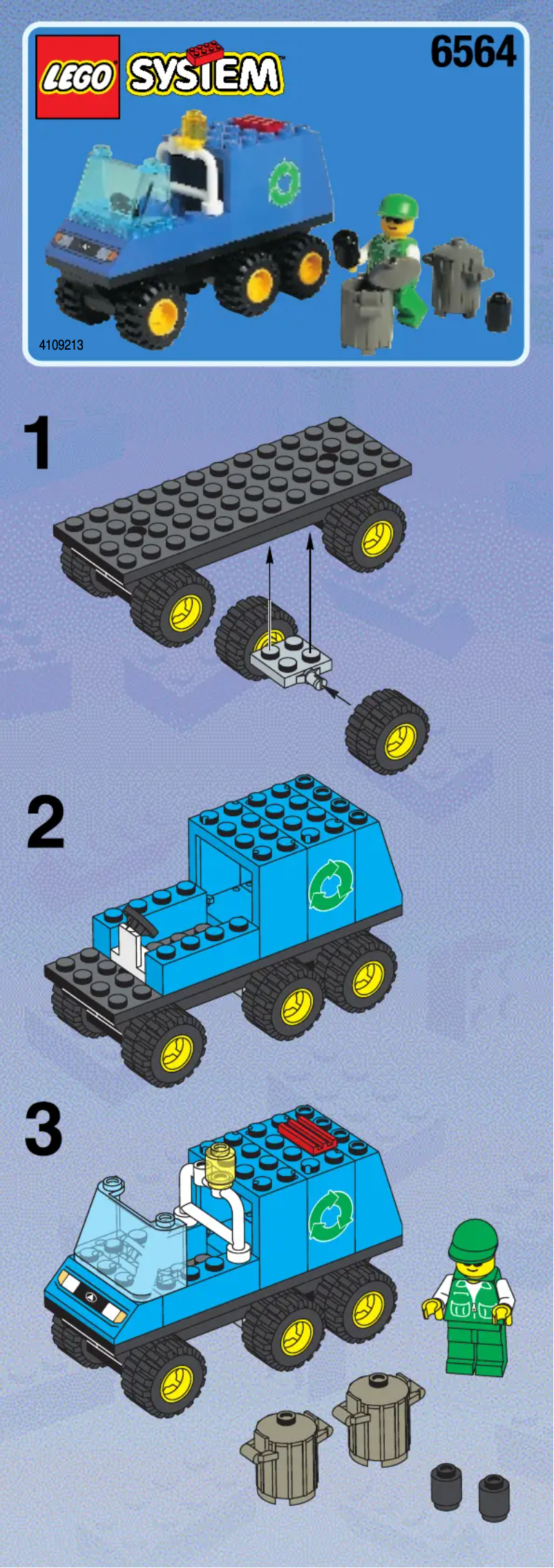 Page 1 de la notice Manuel utilisateur Lego REFUSE VAN