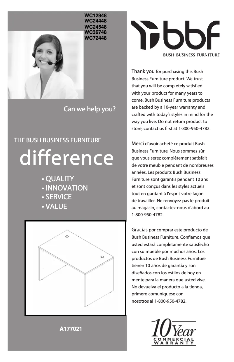 Page n°1 - Manuel utilisateur bbf WC24448