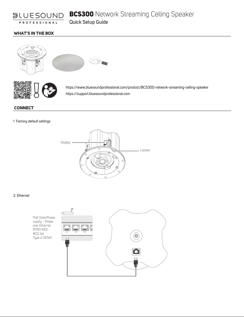 Image de la première page du manuel de l'appareil BCS300