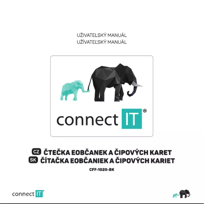 Page 1 de la notice Manuel utilisateur Connect IT CFF-1020-BK