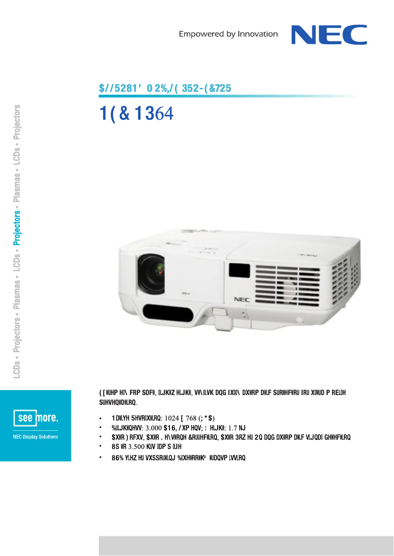 Image de la première page du manuel de l'appareil NP64