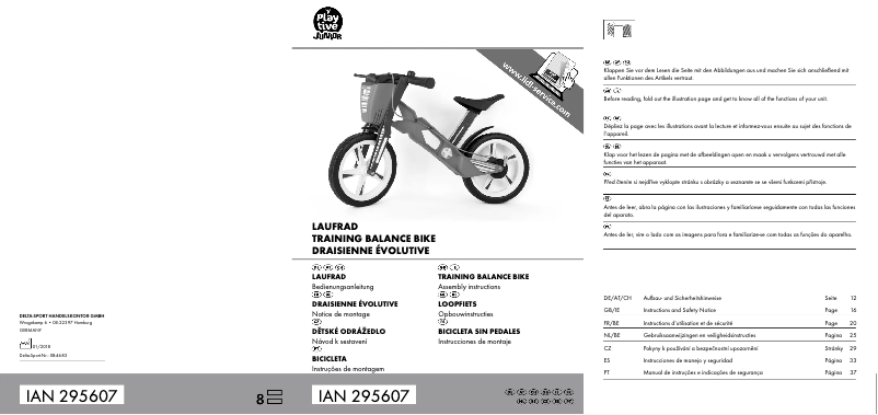 Page 1 de la notice Manuel utilisateur Playtive IAN 295607