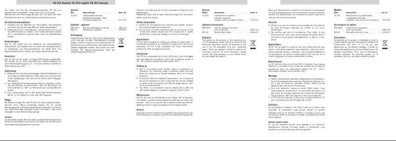 Image de la première page du manuel de l'appareil I53c
