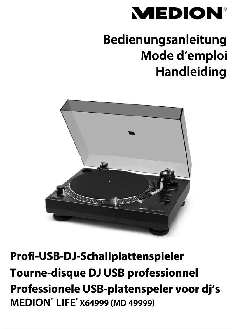 Page n°1 - Manuel utilisateur Medion LIFE X64999 (MD 49999)