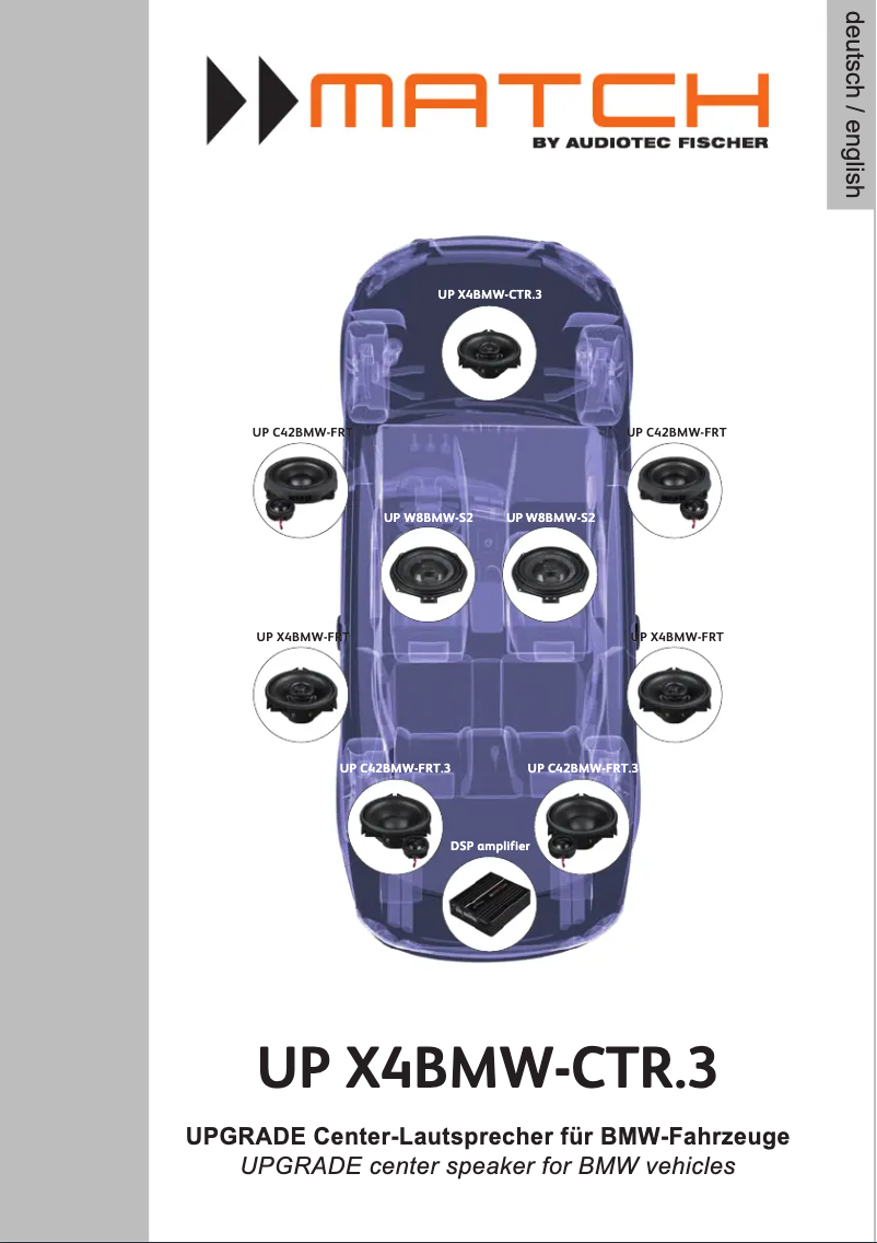 Page n°1 - Manuel utilisateur Match UP X4BMW-CTR.3
