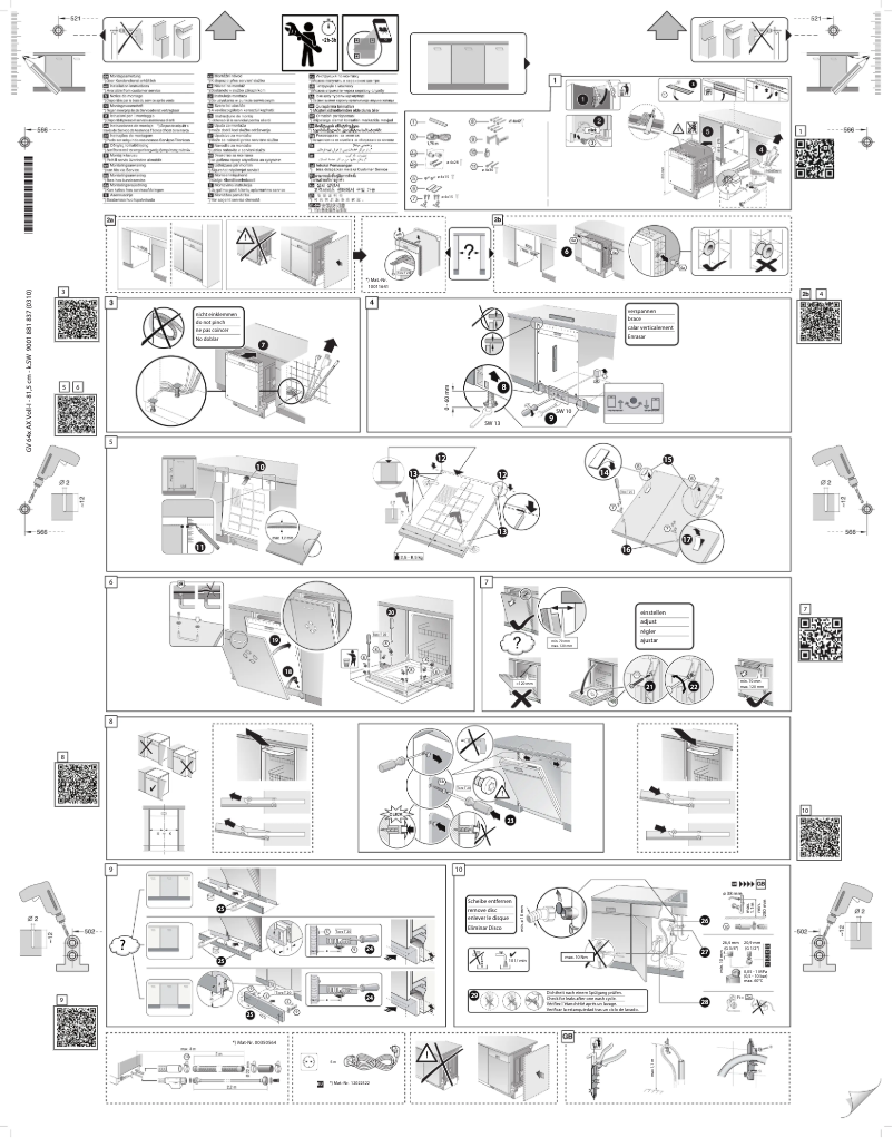 Page n°1 - Manuel utilisateur Siemens SN63EX02UD