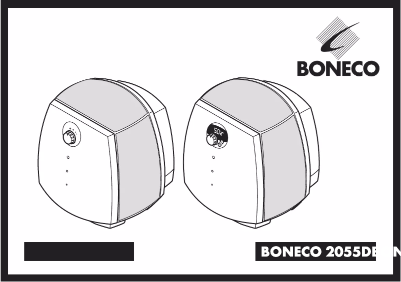 Page 1 de la notice Manuel utilisateur Boneco 2055D