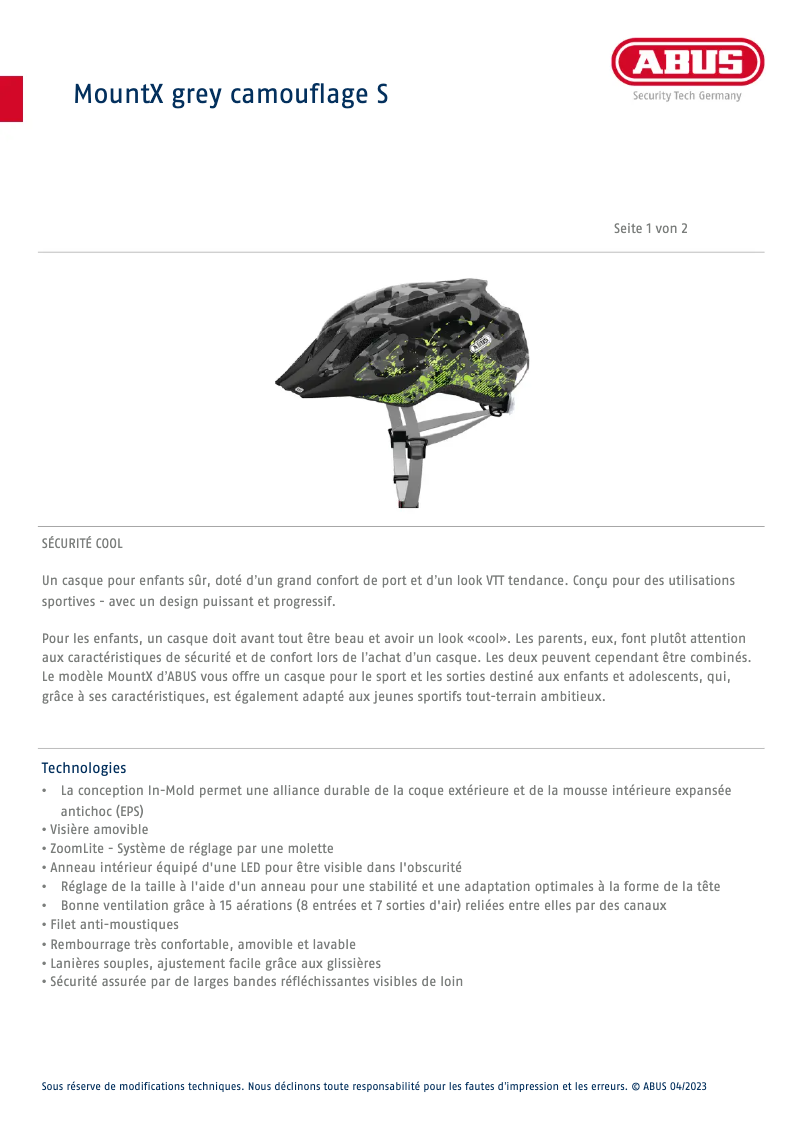 Imagen de la primera página del manual del dispositivo MountX