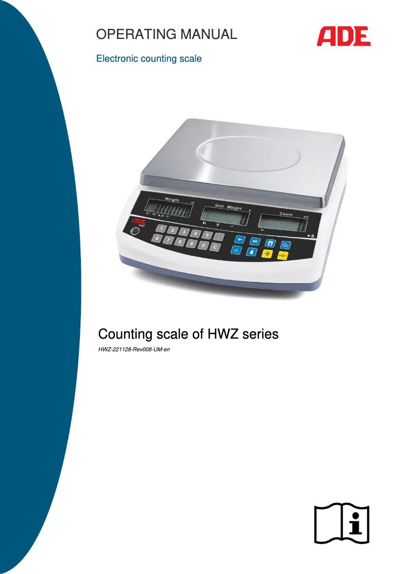 Page 1 de la notice Manuel utilisateur ADE HWZ-221128