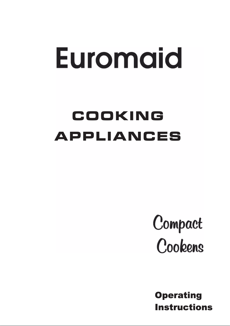 Page n°1 - Manuel utilisateur Euromaid MC130T