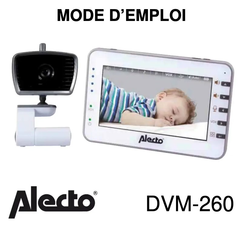 Página 1 del manual Manual de usuario Alecto DVM-260