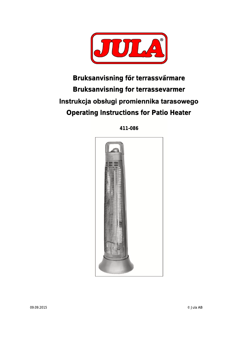 Page n°1 - Manuel utilisateur Anslut 411-086