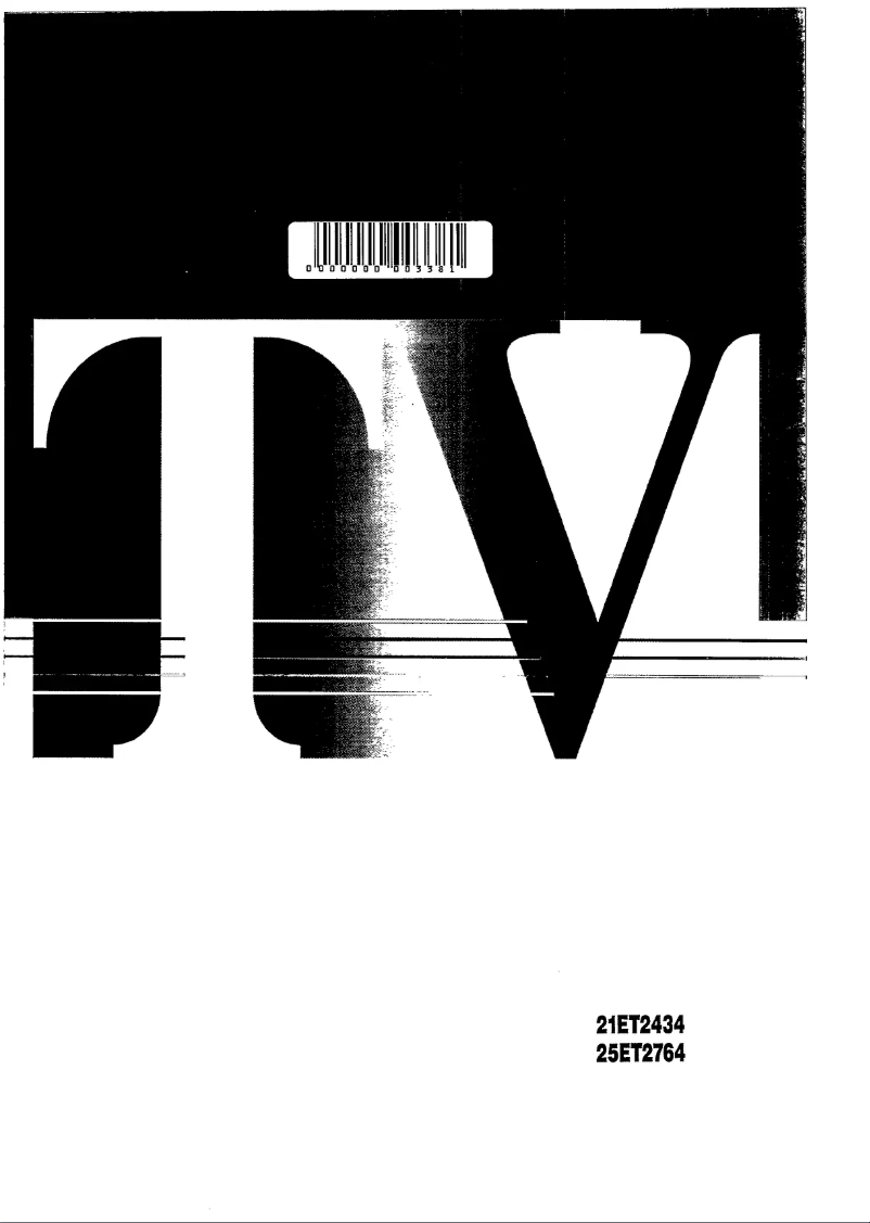 Image de la première page du manuel de l'appareil 21ET2434